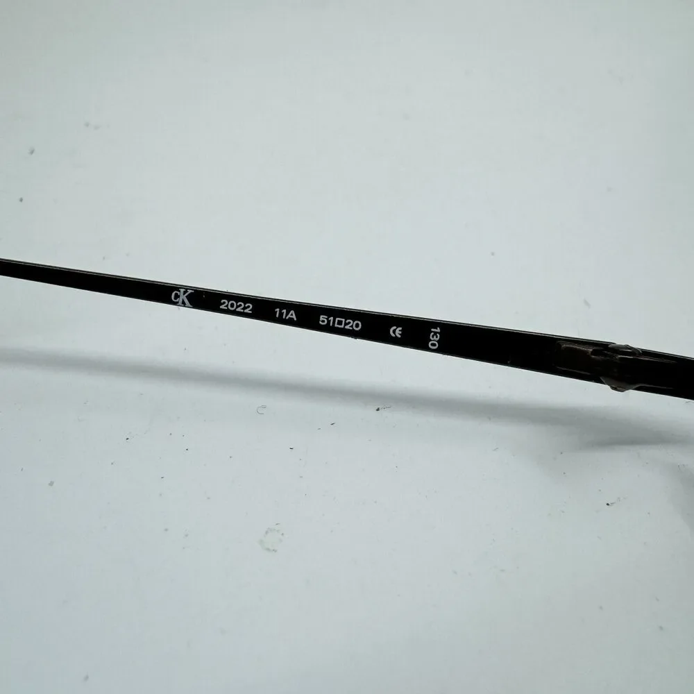 Calvin Klein CK 2022 11A‎ Eyeglasses Frames Black 51-20-130 H11847